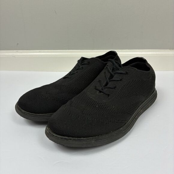 Bruno Marc Men's Non Slip Shoes Sz 10 Breeze Mesh Black Lace Up Comfortable Work - Picture 5 of 10